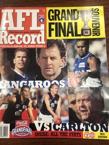 Coloured Record, North Melbourne vs Carlton 1999 Grand Final Record