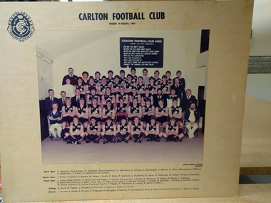 Team photograph, Under 19  squad 1985, 1985