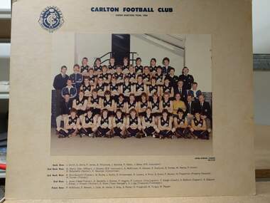 Colour photograph, Under 19  team 1984, 1984