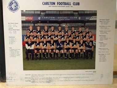 Colour photograph, Bert Deacon Scholarship Squad 1989, 1989