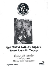 Colour Program, 1999 Best & Fairest evening program, 1999