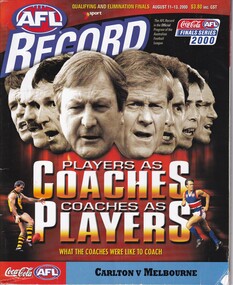 Colour Magazine, AFL Record v Melbourne QF 2000, 13/8/2000