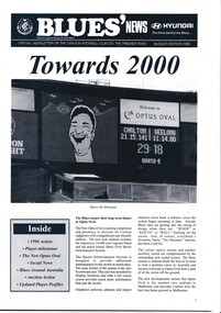 Colour Magazine, Blues' News newsletter August edition, 1996