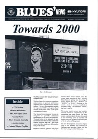 Colour Magazine, Blues' News newsletter August edition, 1996, 1996