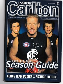 Colour Magazine, Inside Carlton 2007 Official Season Guide