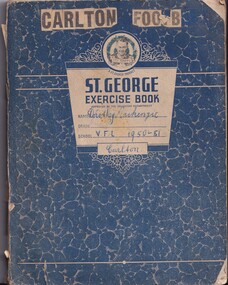 Scrap Book, Carlton Football Club 1950-51, 195/51