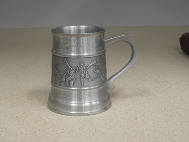 Pewter Mug, TOM ALVIN PERPETUAL TROPHY Presented Latrobe Valley Hyundai, 1997