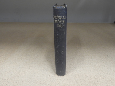 Hard Cover Book, Football Record 1915, 1915