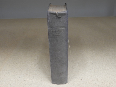 Hard Cover Book, Football Record 1922, 1922