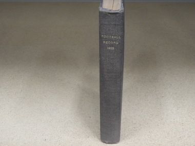 Hardcover Book, Football Record 1925, 1925