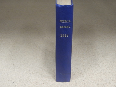 Hardcover Book, Football Record 1948, 1948