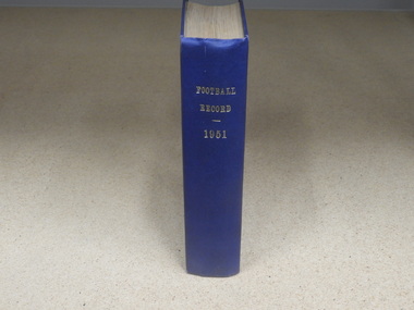 Hardcover Book, Football Record 1951, 1951