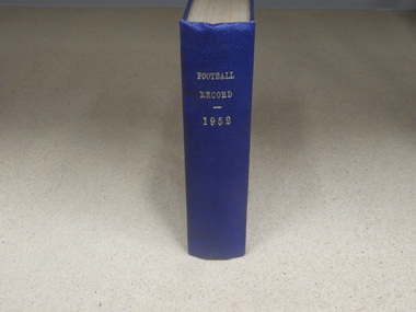 Hardcover Book, Football Record 1952, 1952