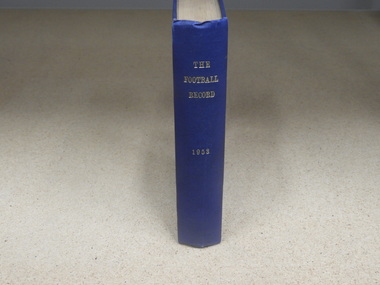Hardcover Book, Football Record 1953, 1953