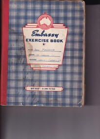 Exercise Book Scrapbook, Carlton Football Club 1958, 1958