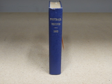 Hardcover Book, Football Record 1962, 1962
