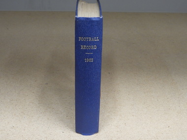 Hardcover Book, Football Record 1963, 1963