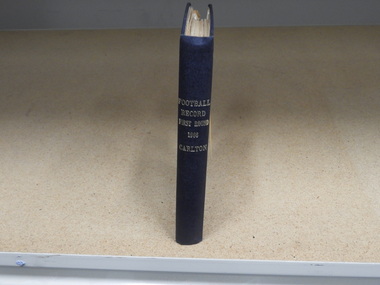 Hardcover Book, Football Record - First Round -  1966 - Carlton, 1966