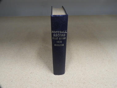Hardcover Book, Football Record - First Round -  1973 - Carlton, 1973