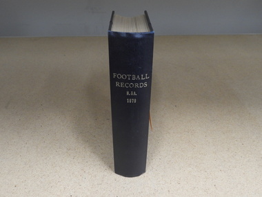 Hardcover Book, Football Records H. & A. 1978, 1978