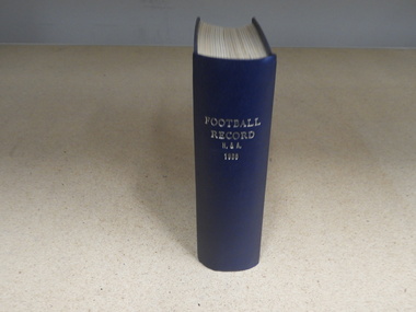 Hardcover Book, Football Record H. & A. 1986, 1986