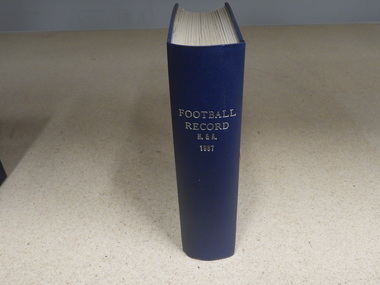Hardcover Book, Football Record H. & A. 1987, 1987