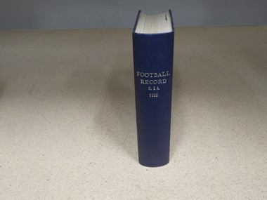 Hardcover Book, Football Record H. & .A 1989, 1989