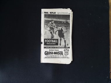 Magazine - Football Record, Final Replay 1962, Final Replay Football Record-Carlton Vs Geelong, September 22 1962