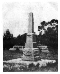 Photograph of the Soldiers' Memorial, Tarnagulla, Soldiers' Memorial, Tarnagulla, Unknown, probably between 1918 and 1970