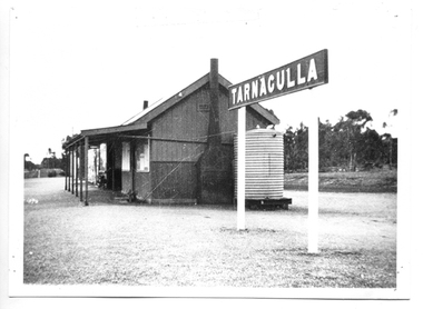 Photograph of former Tarnagulla Railway Station, Former Tarnagulla Railway Station, circa 1890 to 1940