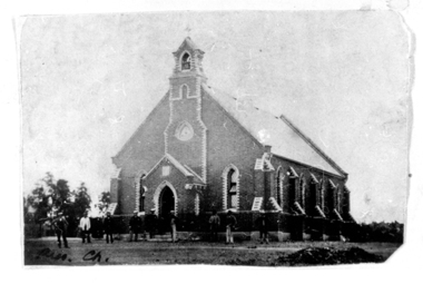 Photograph of Presbyterian Church, Tarnagulla, Presbyterian Church, Tarnagulla, circa  1863 to 1910