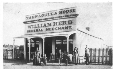 Photograph of Herd's Store, Tarnagulla, Herd's Store, Tarnagulla, Between 1852 and 1910