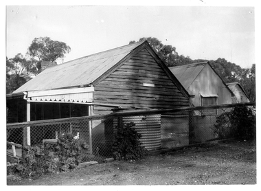 Photograph of W. Grey's Home, Ironbark Gully, Tarnagulla, W. Grey's Home, Ironbark Gully, Tarnagulla, Late 1960s