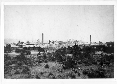 Photograph: View of Poverty Mine, Tarnagulla, circa 1860s