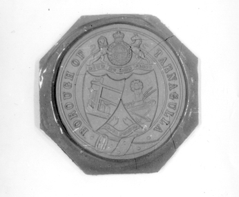 Photograph: Impression of Borough of Tarnagulla seal, Probably late 1960s
