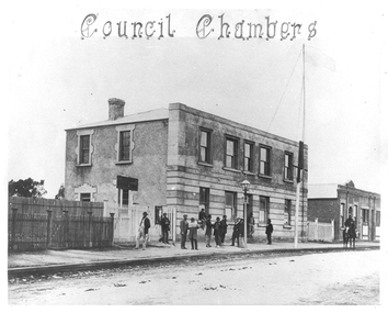 Photograph of Tarnagulla Council Chambers, June 1866