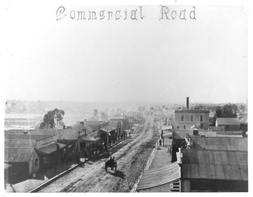 Photograph of Commercial Road, Tarnagulla, June 1866