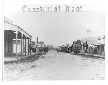Photograph of Commercial Road, Tarnagulla, June 1866