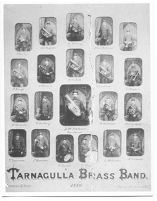 Photograph: Copy of Tarnagulla Band collage, 1886
