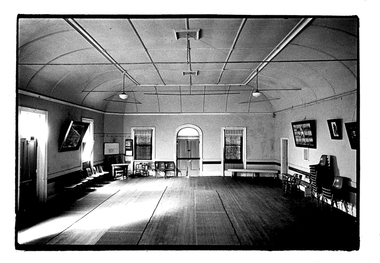 Photograph of the interior of the Victoria Theatre, Tarnagulla, Interior of the Victoria Theatre, Tarnagulla, c. 1960s
