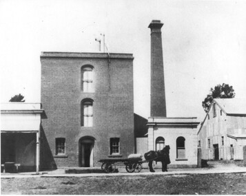 Photograph of Flour Mill, Tarnagulla, Flour Mill, Tarnagulla, circa 1920 (original image)