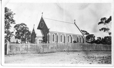 Photograph of the Catholic Church, Tarnagulla, The Catholic Church, Tarnagulla, early 20th Century