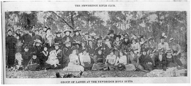 Photograph: The Newbridge Rifle Club: Group of Ladies At Newbridge Rifle Butts, The Newbridge Rifle Club: Group of Ladies At Newbridge Rifle Butts, circa 1910