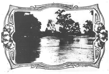 Photographs: Loddon River, Newbridge after flood, Loddon River, Newbridge after flood, 1909 (original image)