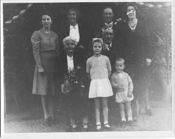 Photograph: Four generations of a Newbridge family, Four generations of a Newbridge family, c. 1940s