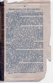 Pages from a book: Poseidon Alluvial Gold Mine, Tarnagulla, Poseidon Alluvial Gold Mine, Tarnagulla, circa 1916