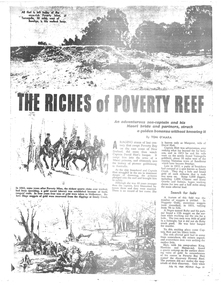 Copy of news clipping: The Riches of Poverty Reef, The Riches of Poverty Reef, July 15, 1964