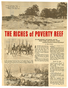 Magazine clipping: 'The Riches of Poverty Reef', The Riches of Poverty Reef, 1964
