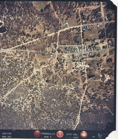 Photograph: Aerial view of Tarnagulla, 11th November 1983