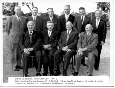 Photograph: Shire of Bet Bet Councillors, 1961, 1961